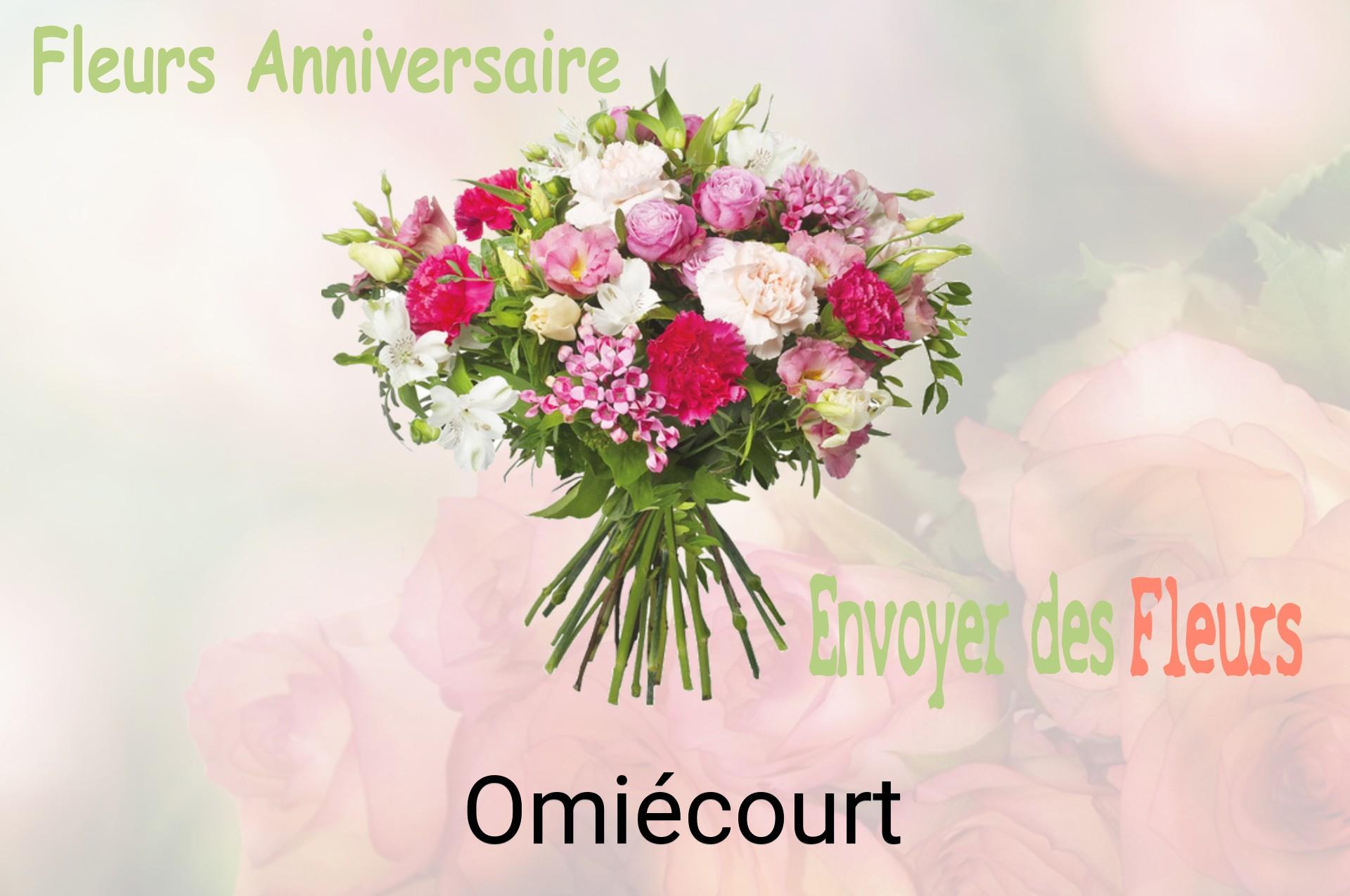 Bouquet de fleurs d’anniversaire livré à Omiécourt