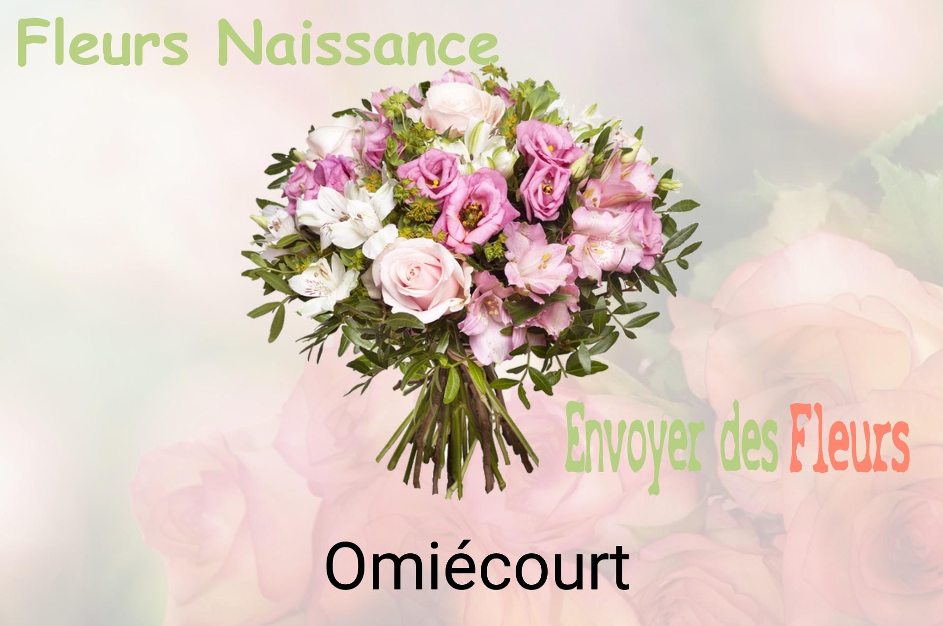 Bouquet de fleurs de naissance livré à Omiécourt